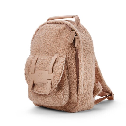Ryggsekk MINI Elodie Pink Bouclé