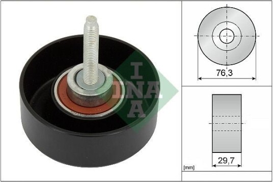 Løpehjul vifterem INA 532 0651 10 Løpehjul vifterem INA 532 0651 10