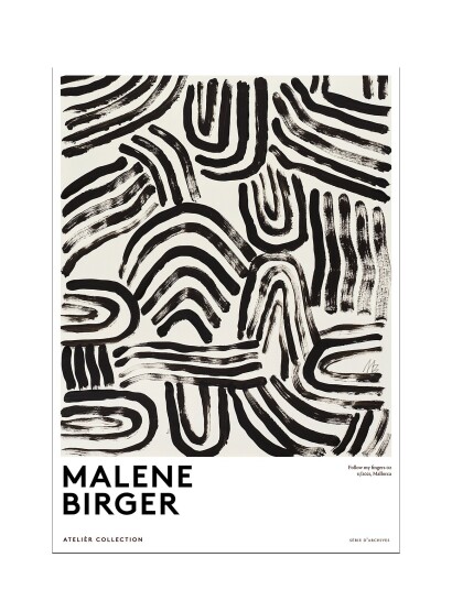 The Poster Club The Poster Club X Malene Birger Follow My Fingers White 30X40CM The Poster Club The Poster Club X Malene Birger Follow My Fingers White 30X40CM