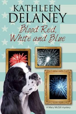 Blood Red, White And Blue Av Kathleen Delaney