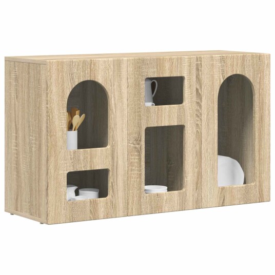 Serviesskap Sonoma eik 100 x 35 x 59 cm Konstruert tre