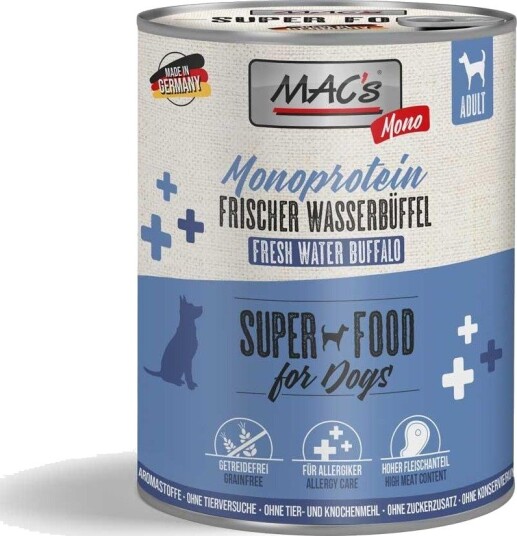 MacS våtfôr MAC s Våtfôr til Hund Vannbøffel 800 g