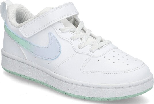 Nike Court Borough Low Fade (Ps) WHITE/ARCTIC GREEN FOOTBALL GR 31