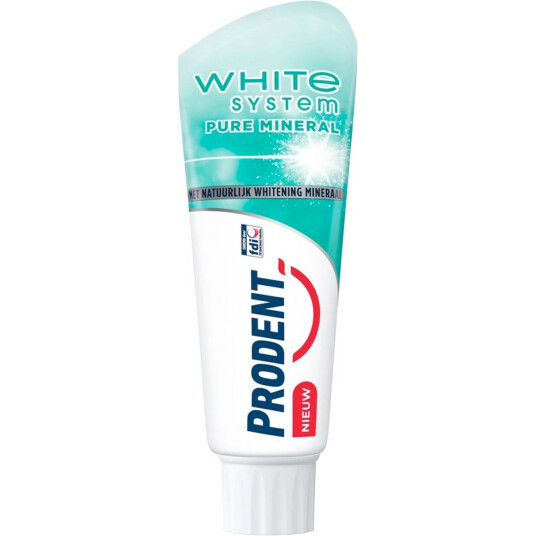 Tannbleking Tannkrem PRODENT White System Pure Mineral 75 ml.