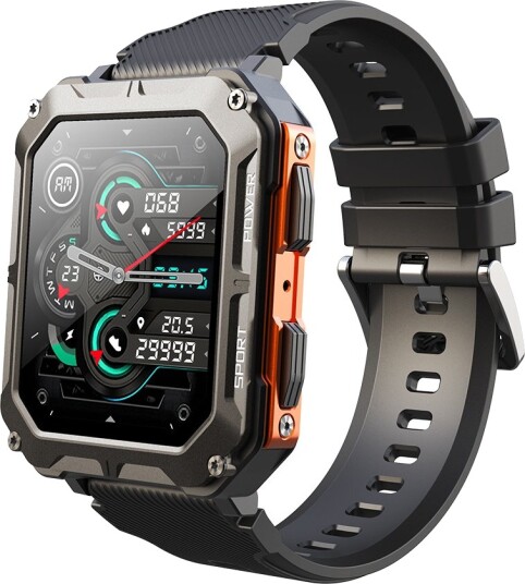 Philippe Palmer Smart Watch LP67 Black Orange