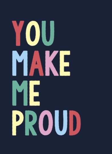 You Make Me Proud Av Summersdale Publishers