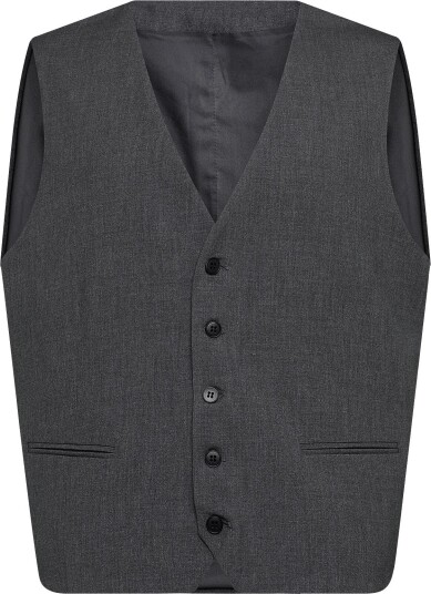 Lindbergh Superflex Relaxed Waistcoat Grey L Lindbergh Superflex Relaxed Waistcoat Grey L