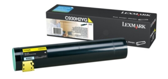 Lexmark C930H2YG Tonerkassett gul 24.000 sider