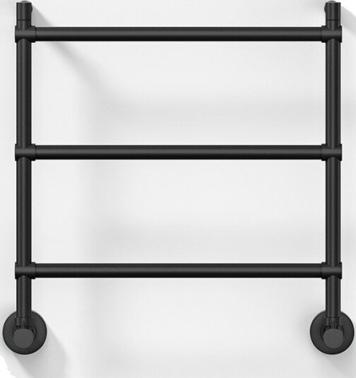 Fantini Vetro Deluxe 442/3 Vannbasert Håndkletørker Matt Svart