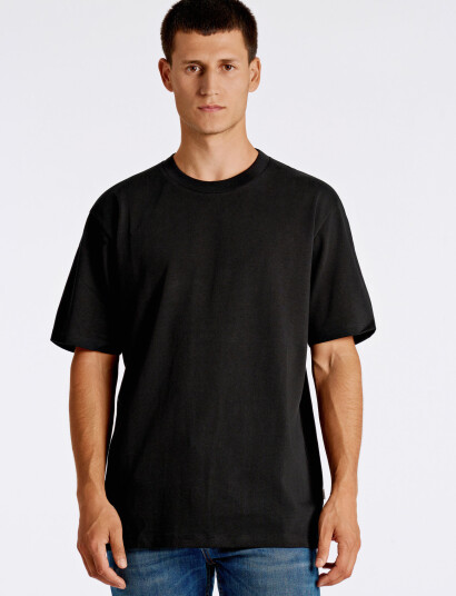 Lindbergh O-Neck Tee Oversize S/S - Black - XXXL