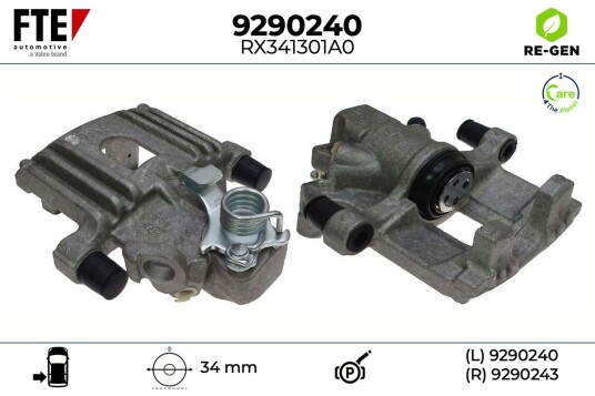 FTE 9290240 Bremsecaliper FTE 9290240 Bremsecaliper
