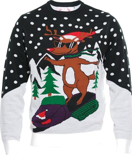Jule Sweaters Genser   Scoodoolf   Mørkegrønn   Jule Sweater   2 år 92   Genser