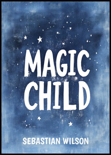 Unplugged Blue Night Sky Poster Plakat / 30x40