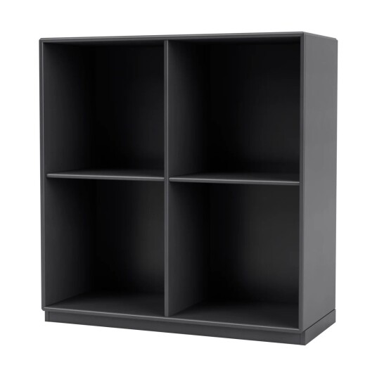 Montana SHOW hylle 69,6 x 69,6 cm, sokkel 3 cm 36 Coal