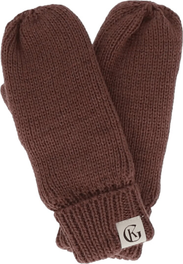 Gullkorn Silt Wool Mittens Brown 92/104