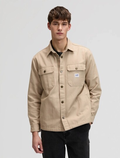 Lee Jeans Workwear Overshirt Beige XXL x 00
