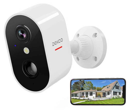 Dekco DC6L Utendørs IP Overvåkningskamera Full Hd IP66 Hvit