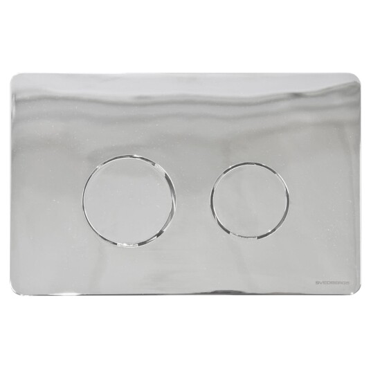 Svedbergs Trykkplate 25x16 cm, Krom Svedbergs Trykkplate 25x16 cm, Krom