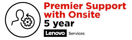 Lenovo Premier Support Upgrade - utvidet serviceavtale - 5 år - på stedet (5WS1G94766)