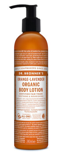 Dr. Bronner’s Organic Body Lotion Orange Lavender 240 ml Bodylotion