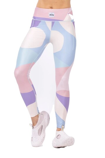 Eivy Women's Pocket Tights Abstract Pastels M Eivy Women's Pocket Tights Abstract Pastels M