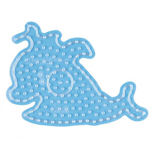 Hama Maxi Perleplate 8209 Hval Transparent