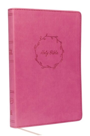 KJV Holy Bible: Value Large Print Thinline, Pink Leathersoft, Red Letter, Comfort Print: King James Version Holy Bible, King James Version