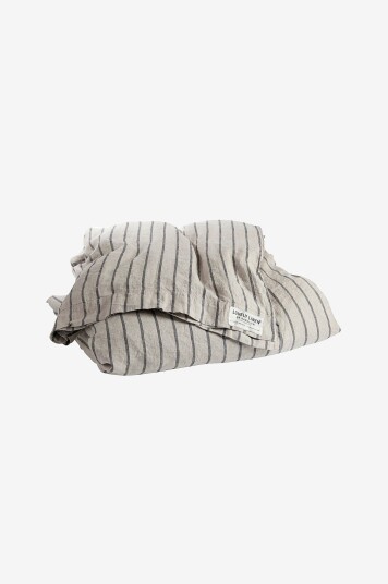 Lovely Linen Dynetrekk Stripe Beige