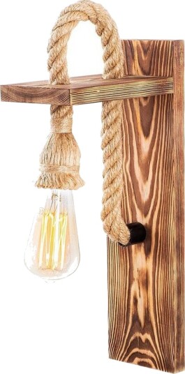 Vegg lampe Nirae Tre - Natur