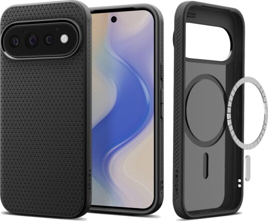 Spigen Liquid Air MagSafe Mobildeksel til Google Pixel 11 Pro - Matt Svart