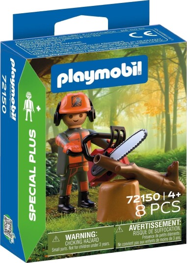 Playmobil 72150 Skogsarbeider med motorsag lekesett   4+ ??r   8 deler