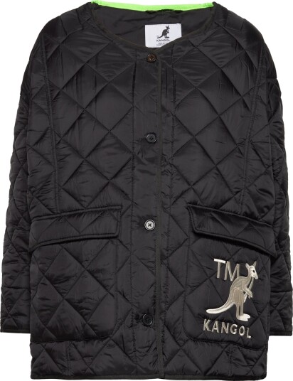 Kangol Kg Hana Quilted Jacket Black XS Kangol Kg Hana Quilted Jacket Black XS