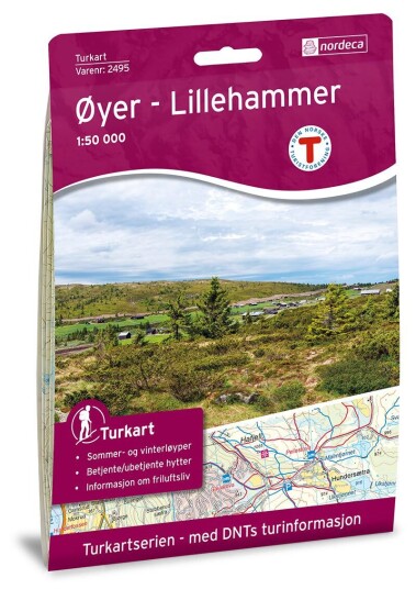 Ugland IT Nordeca Øyer - Lillehammer 1:50 000 Turkart Ugland IT Nordeca Øyer - Lillehammer 1:50 000 Turkart