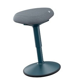 Leitz Ergo Active Ergonomisk Balansestol med Komfortsete Mørk Grå