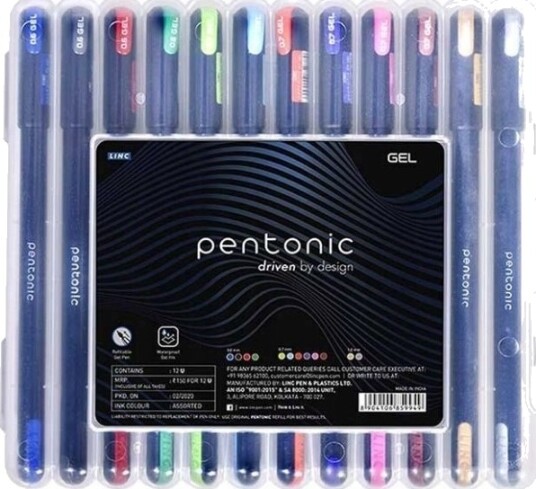 Linc Dlugopis Zelowy Linc Pentonic 856Set Mix*12 0,6 Linc Dlugopis Zelowy Linc Pentonic 856Set Mix*12 0,6