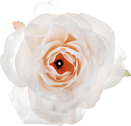 Santex Bordsdekorasjon Rose Elfenben 4-pakning 9481 0-25