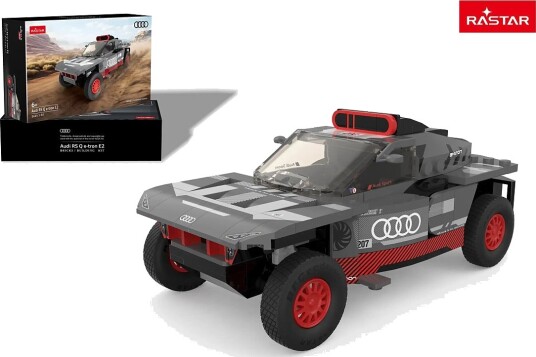Rastar Audi RS Q e-tron 1:30 Byggesett Radiostyrt Bil Grå