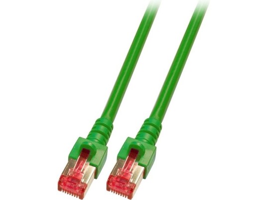 Patchkabel Rj45 Cat6 250Mhz 7,5M Grønn S-Stp(S/Ftp) Lsoh