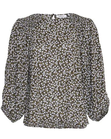 Moss Copenhagen Hibba Rikkelie 3/4 Top - Arctic Ice Flwr XS