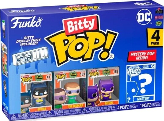 Funko Blisterpakning med 4 figurer Bitty POP DC Comics Batman Adam West