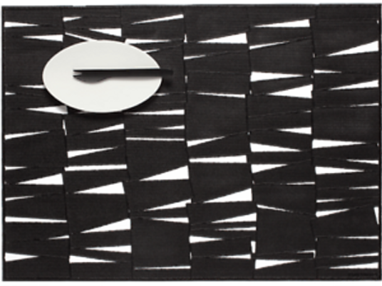 CHILEWICH The Modern Spisebrikke 36x48cm BLACK
