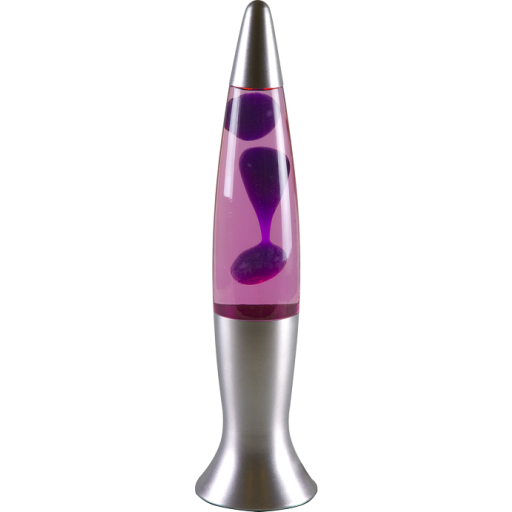 Veli Line lavalampe rosa vann lilla lava pink 40 cm