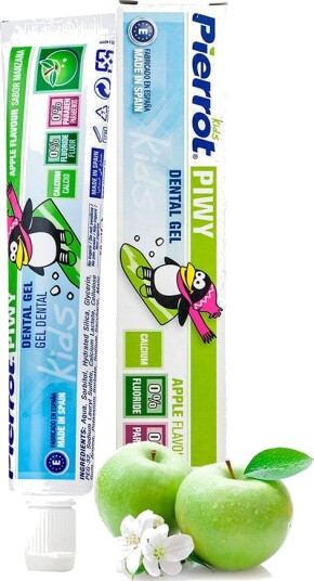 Pierrot Barnetannkrem Sharky Apple Gel Fluorfri 75 ml