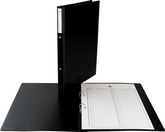 Biurfol Mappe/Akt Os.2R/3Cm Svart Biurfol Mappe/Akt Os.2R/3Cm Svart
