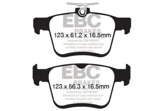 Bremseklosser EBC Brakes DP42153R