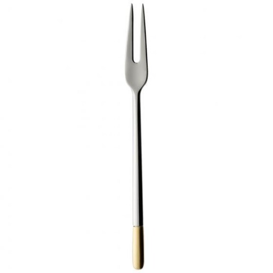 Villeroy & Boch Ella partially gold plated kjøttgaffel stor 183mm Villeroy & Boch Ella partially gold plated kjøttgaffel stor 183mm