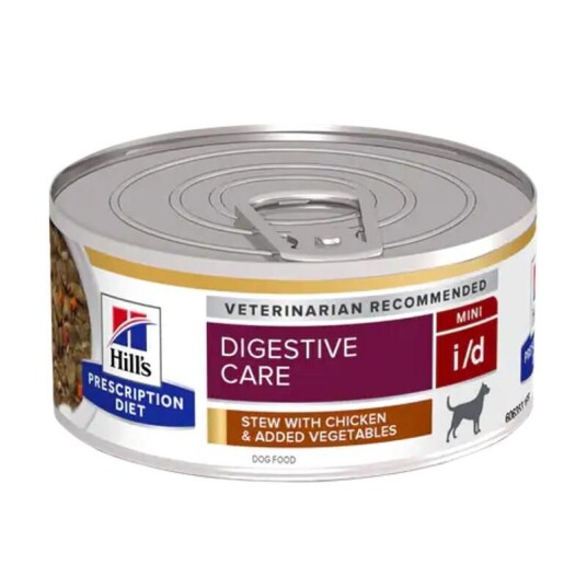 Hill'S Prescription Diet I/D Stew Hundefôr Med Kylling Og Tilsatte Grønnsaker 12X354 G