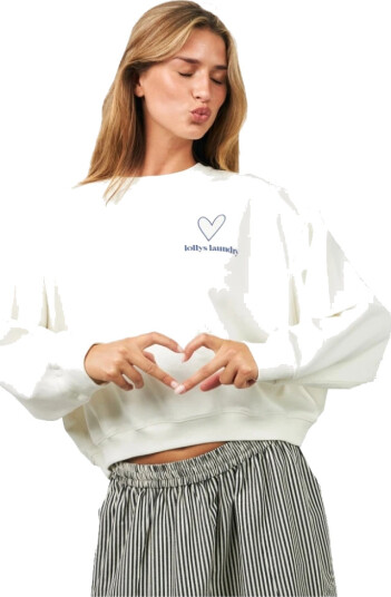 Lollys Laundry Dame Gensere & Hettegensere Hvit 2XL,