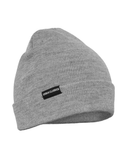 Urban Classics Basic Flap Beanie Grå