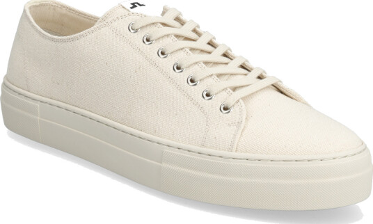 J. Lindeberg Art Canvas Sneaker   Cream   43